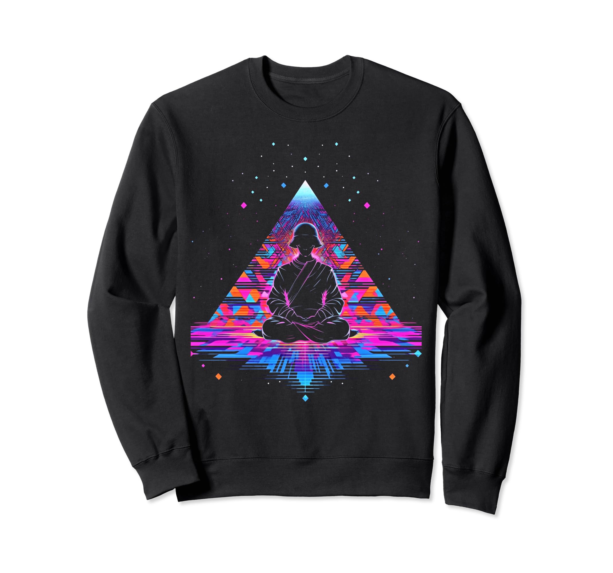 Synthwave Astronaut Cyberpunk 80S Sci Sweatshirt - Graphic Print Men Women - T-Shirt, Sweatshirt, Hoodie