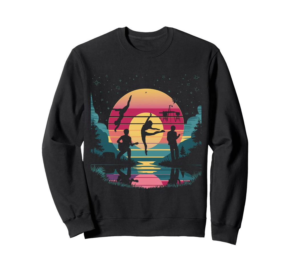 Sunset Aesthetic Scenery Sweatshirt - Custom Art Print for Adults - T-Shirt, Sweatshirt, Hoodie