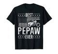 Best Pepaw Ever Motorcycle American T-Shirt - Custom Art Print for Adults - T-Shirt, Sweatshirt, Hoodie