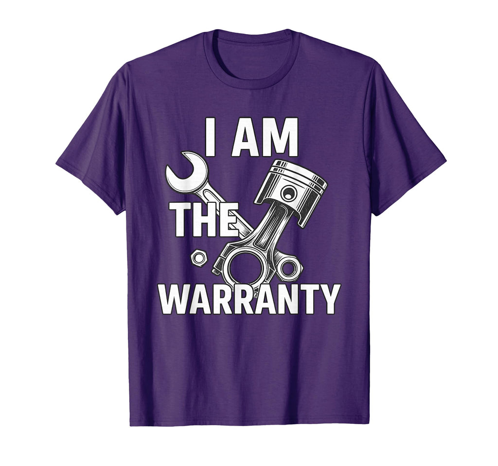 I Am Warranty Car Guy Muscle Car T-Shirt - Graphic Print for Adults - T-Shirt, Sweatshirt, Hoodie
