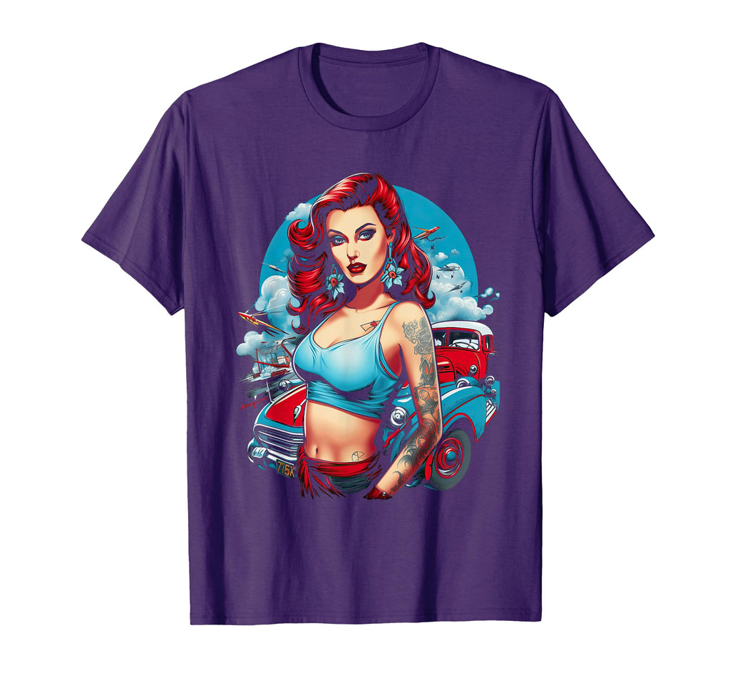 Pinup Pin Up T-Shirt - Streetwear Style Men Women - T-Shirt, Sweatshirt, Hoodie