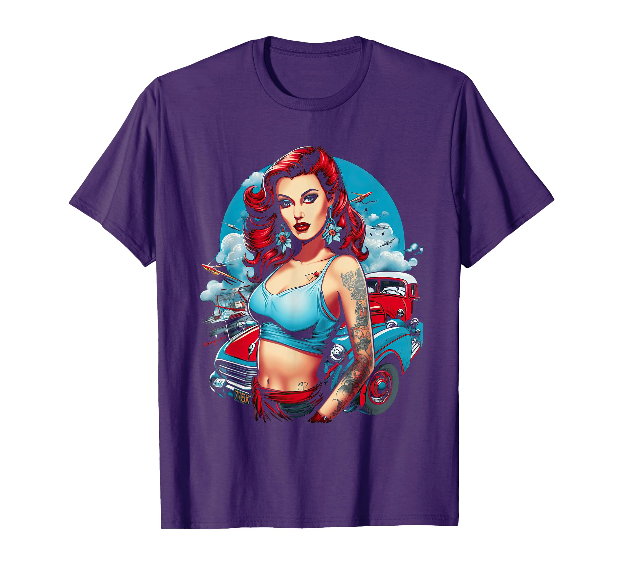 Pinup Pin Up T-Shirt - Streetwear Style Men Women - T-Shirt, Sweatshirt, Hoodie