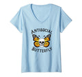 Womens Antisocial Butterfly T-Shirt - Casual Everyday Wear Unisex - T-Shirt, Sweatshirt, Hoodie
