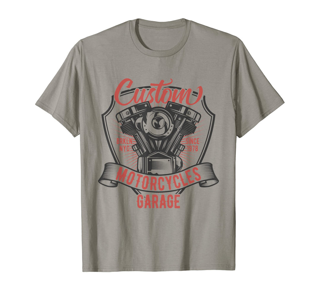 Custom Motorcycle Garage T-Shirt - Streetwear Style for Adults - T-Shirt, Sweatshirt, Hoodie