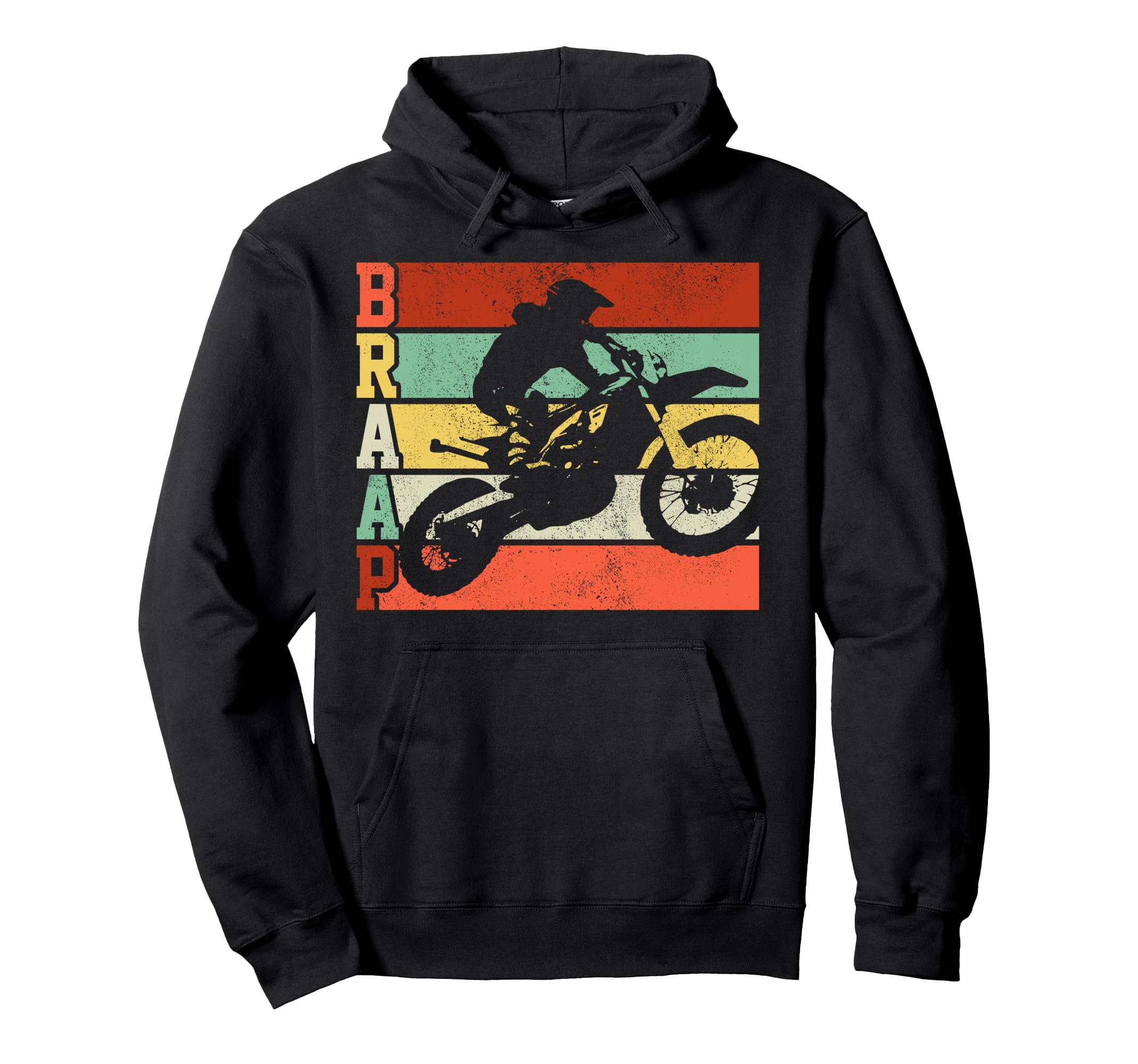 Motocross Braap Enduro Motorcycle Gift Hoodie - Unique Graphic for Adults - T-Shirt, Sweatshirt, Hoodie