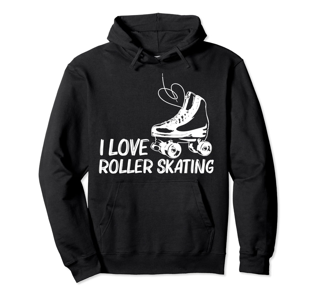 Roller Skating Disco Derby Skates Hoodie - Unique Graphic Men Women - T-Shirt, Sweatshirt, Hoodie