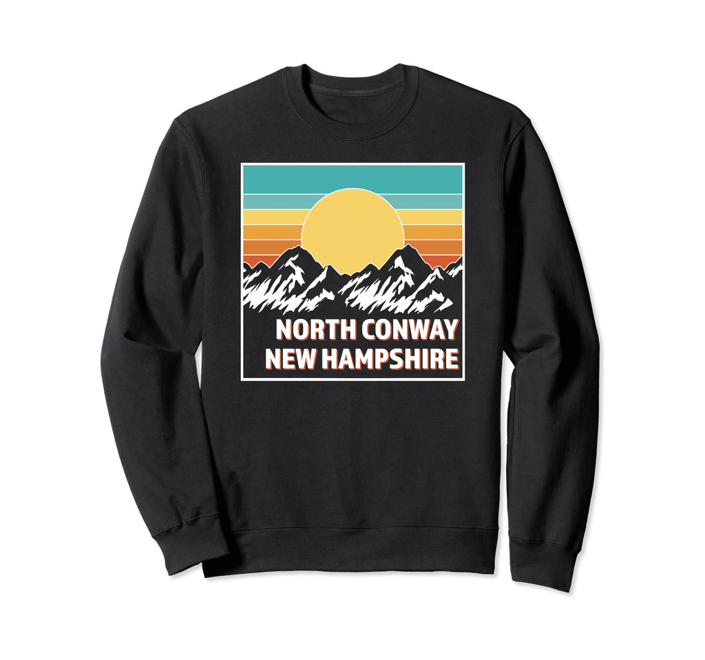 North Conway New Hampshire Sunset Sweatshirt - Graphic Print for Adults - T-Shirt, Sweatshirt, Hoodie