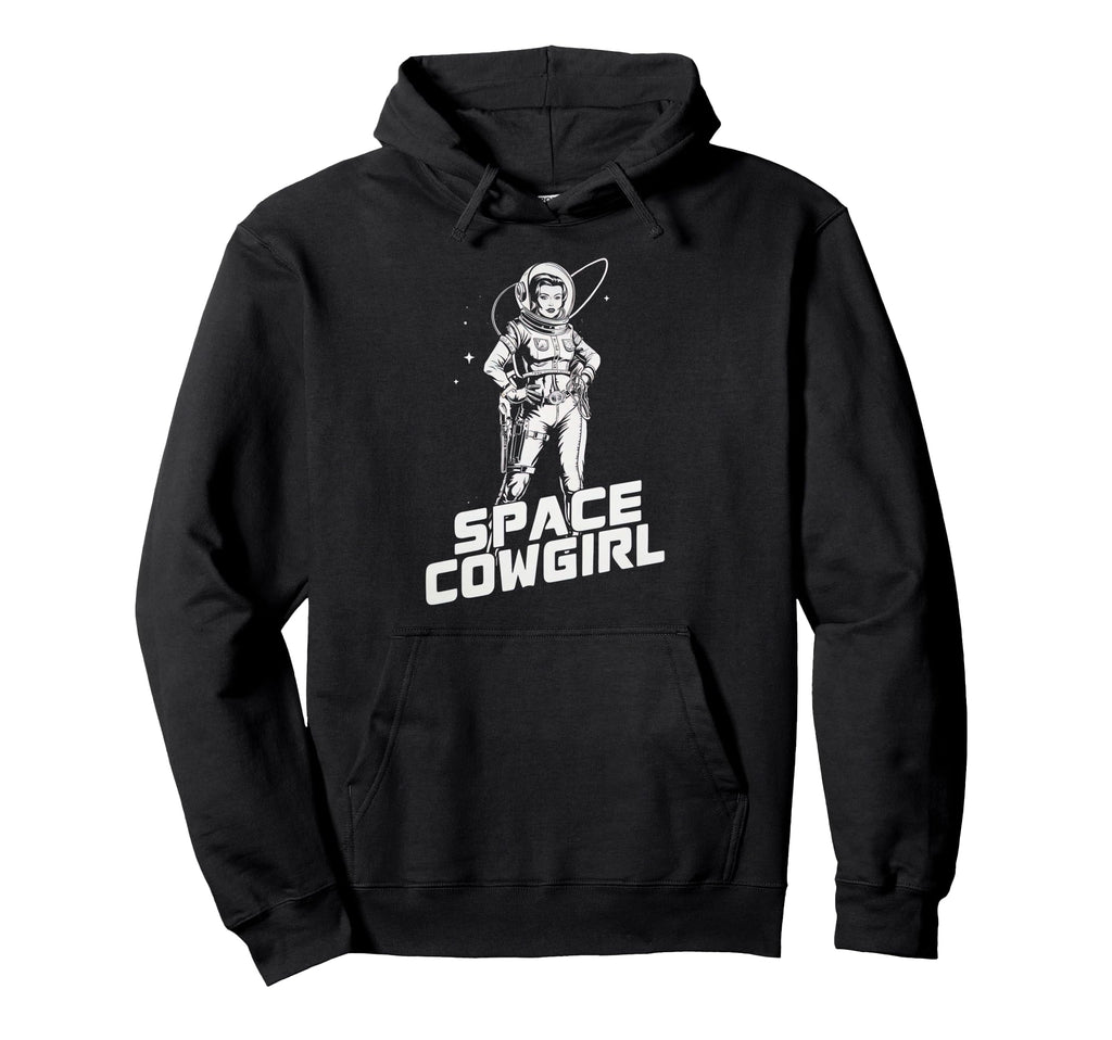 Space Cowgirl Galactic Western Hoodie - Aesthetic Graphic Men Women - T-Shirt, Sweatshirt, Hoodie