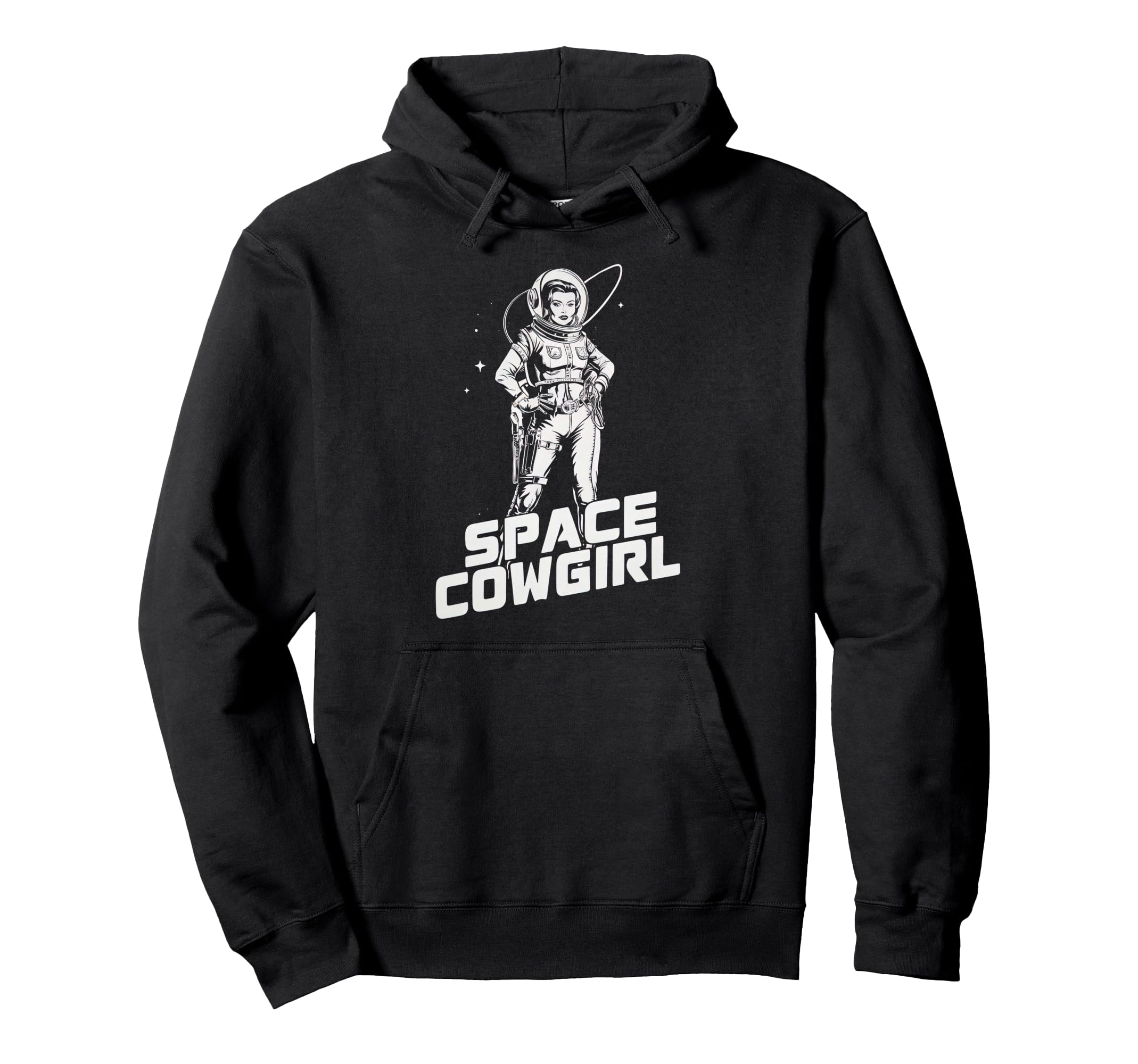 Space Cowgirl Galactic Western Hoodie - Aesthetic Graphic Men Women - T-Shirt, Sweatshirt, Hoodie