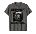 Keeping It Old School Vinyl Record T-Shirt - Aesthetic Graphic for Adults - T-Shirt, Sweatshirt, Hoodie