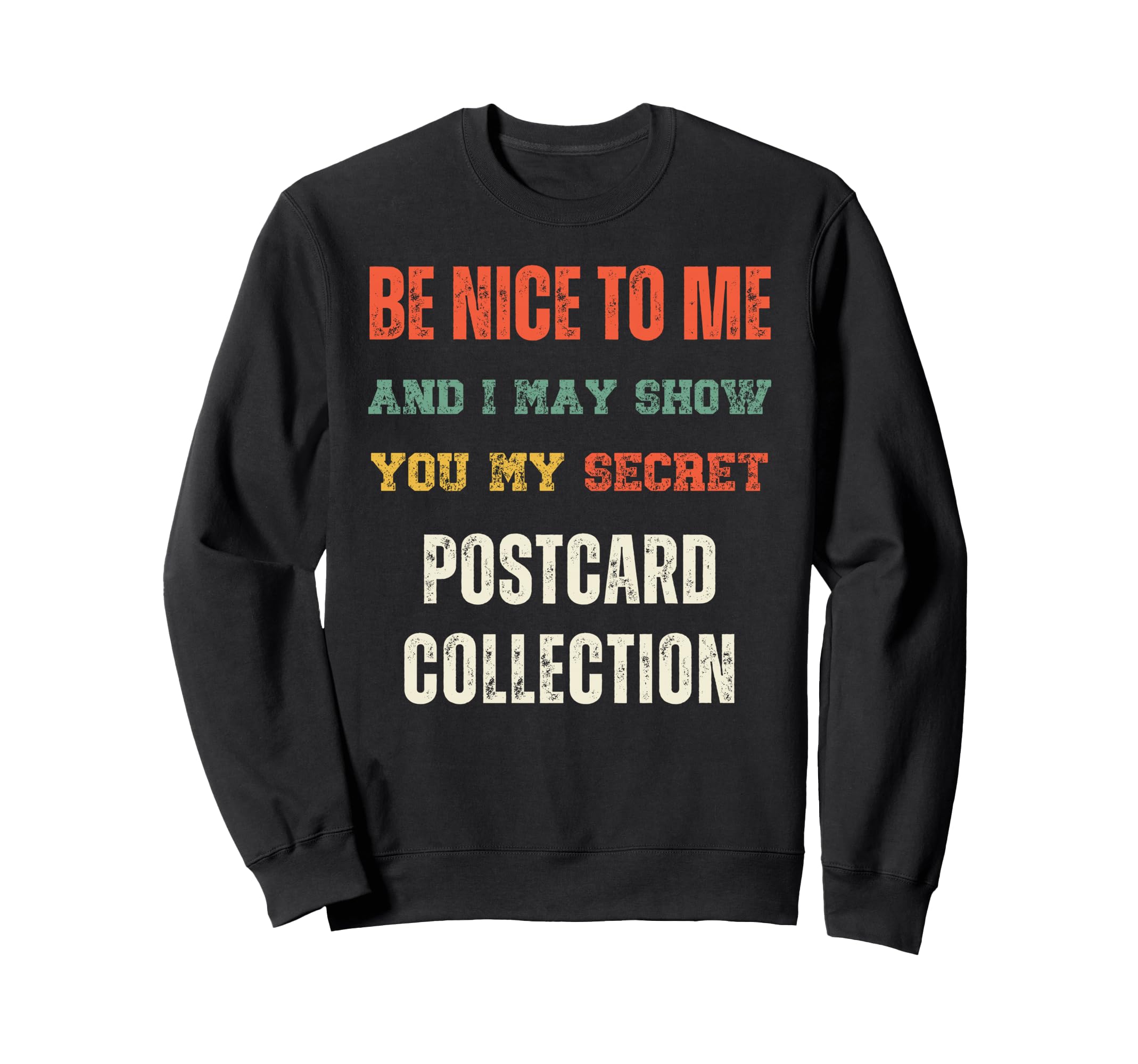 Funny Postcard Collection Sweatshirt - Fun Novelty Design Men Women - T-Shirt, Sweatshirt, Hoodie