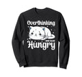 Hungry Overthinker Food Anxiety T-Shirt - Minimalist Print Unisex - T-Shirt, Sweatshirt, Hoodie