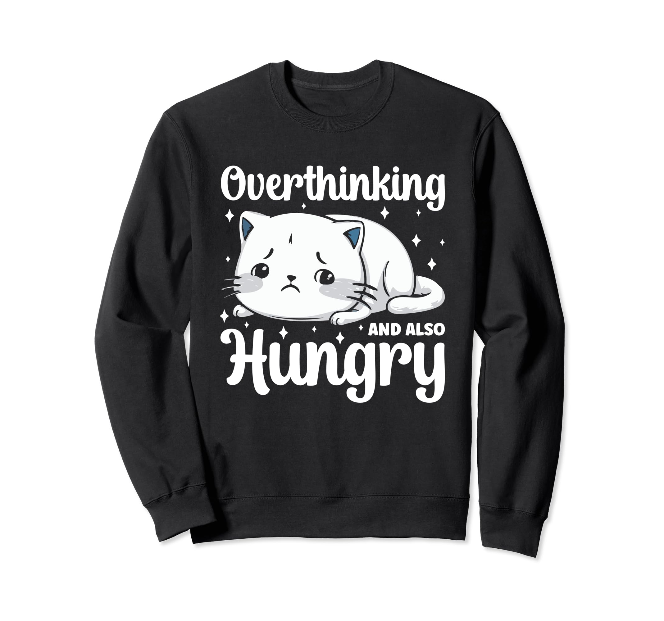 Hungry Overthinker Food Anxiety T-Shirt - Minimalist Print Unisex - T-Shirt, Sweatshirt, Hoodie