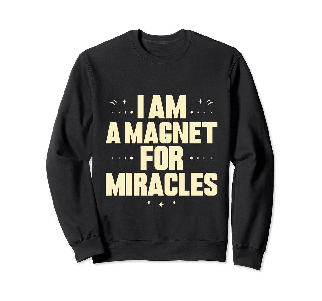I Am Magnet Miracles Positive Sweatshirt - Custom Art Print Men Women - T-Shirt, Sweatshirt, Hoodie