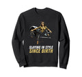 Pin Up Military Aircraft Slaying Sweatshirt - Trendy Graphic Men Women - T-Shirt, Sweatshirt, Hoodie