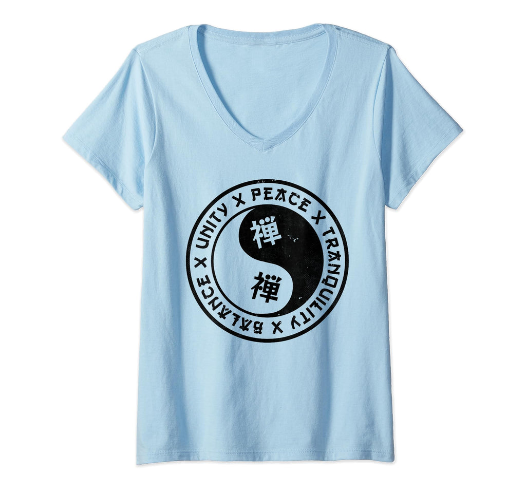 Womens Yin Yang Balance Unity T-Shirt - Casual Everyday Wear Men Women - T-Shirt, Sweatshirt, Hoodie