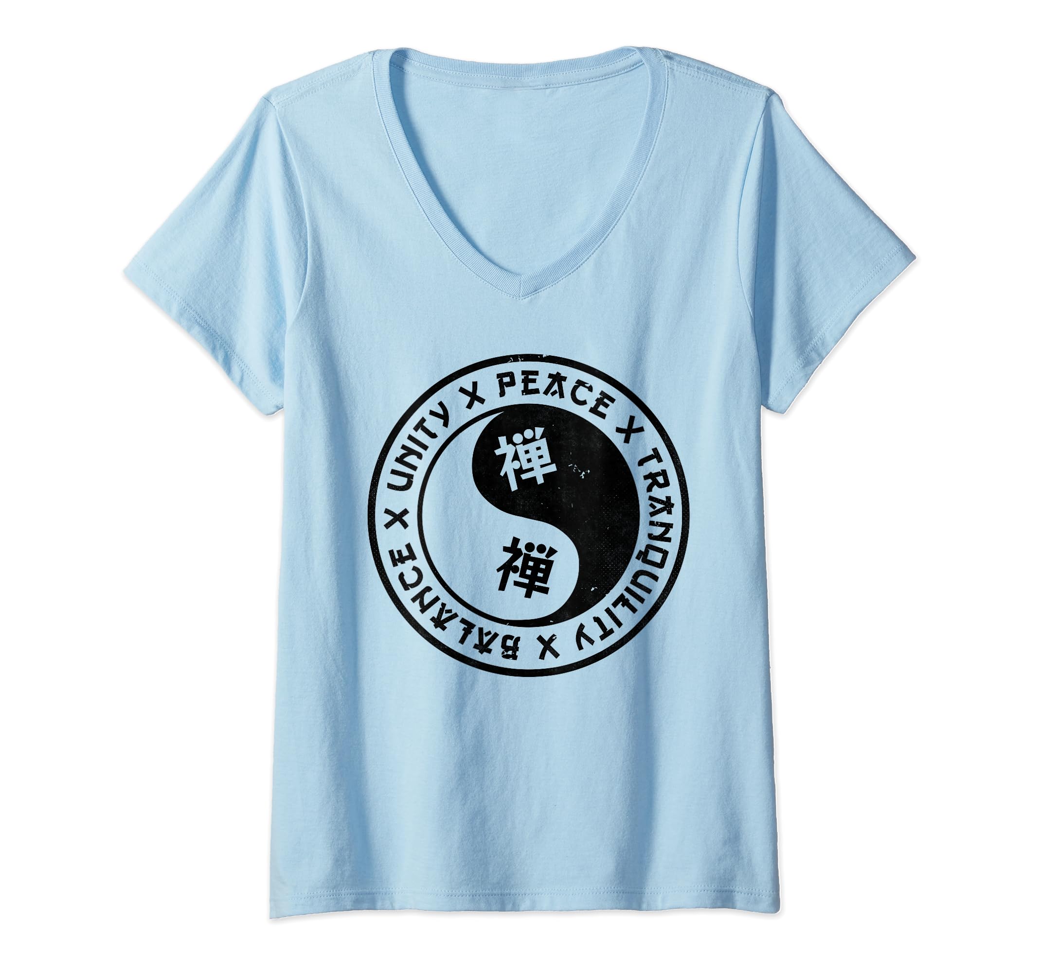 Womens Yin Yang Balance Unity T-Shirt - Casual Everyday Wear Men Women - T-Shirt, Sweatshirt, Hoodie