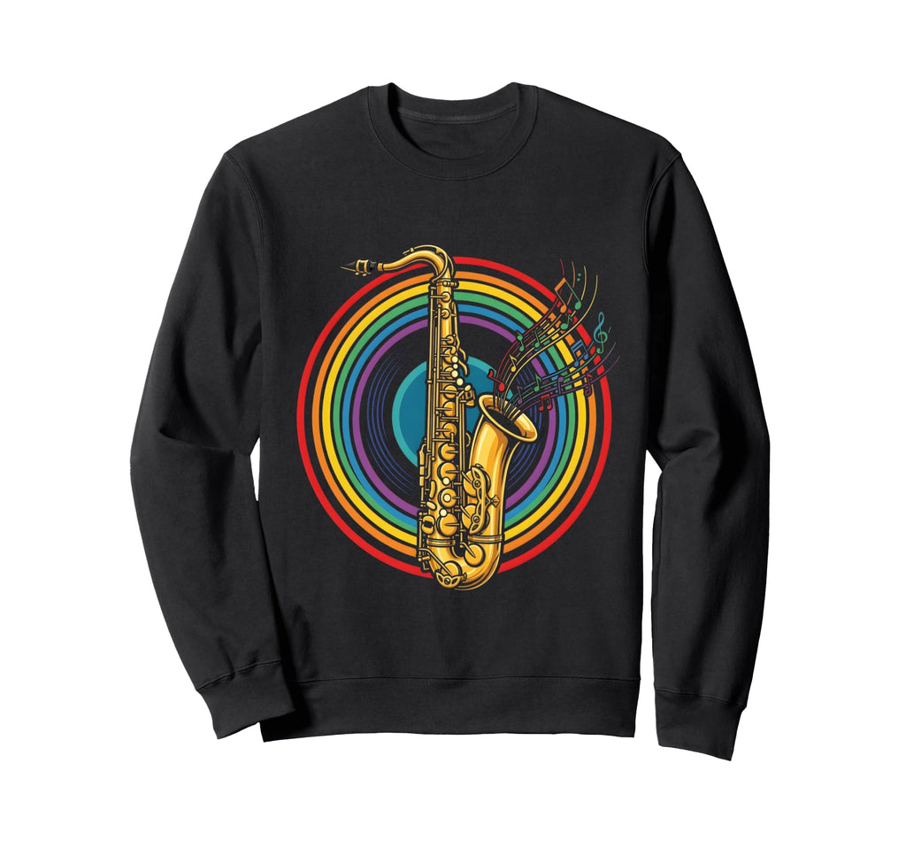 Saxophone Jazz Musician Saxophonist Sweatshirt - Graphic Print Unisex - T-Shirt, Sweatshirt, Hoodie