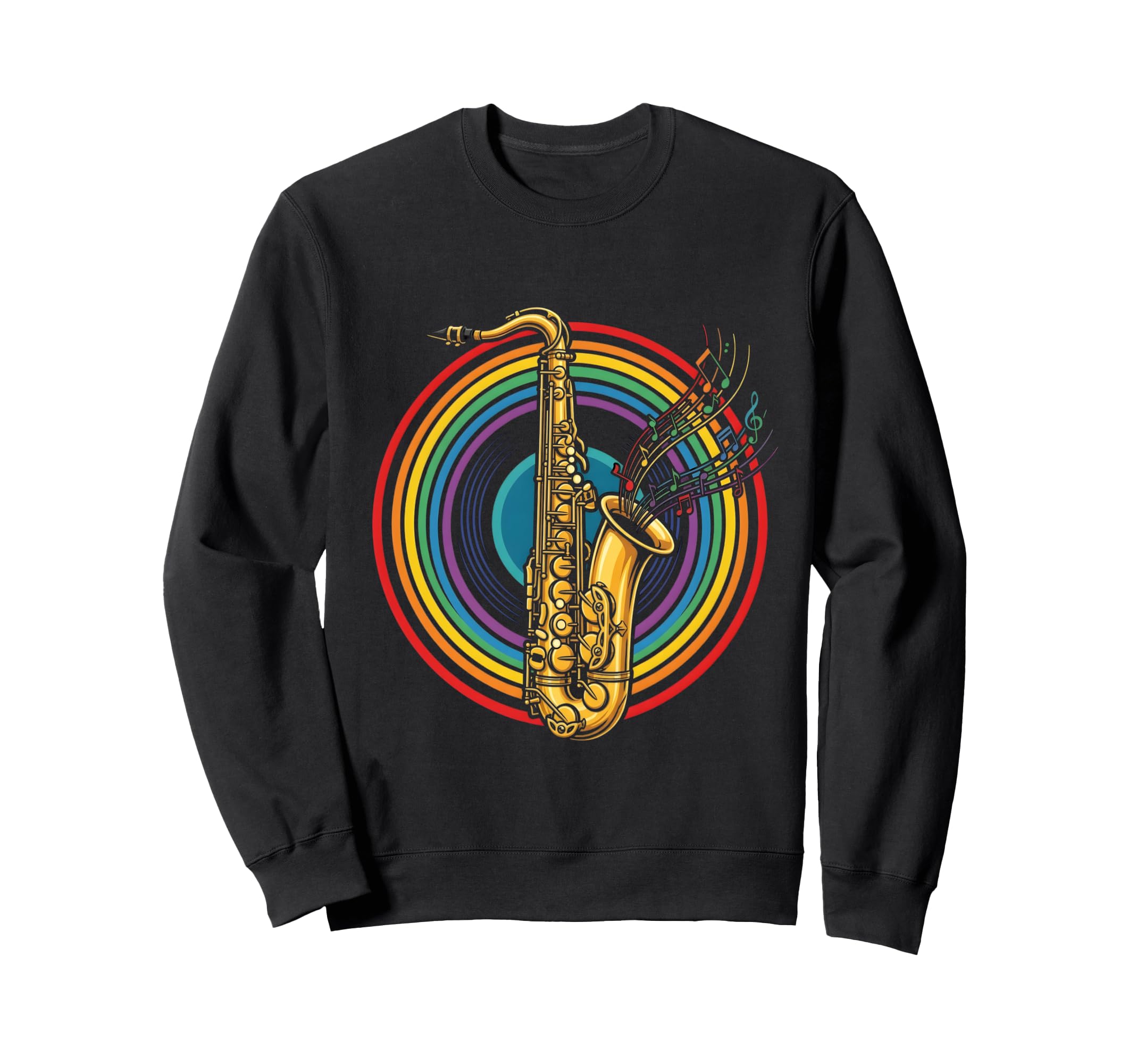 Saxophone Jazz Musician Saxophonist Sweatshirt - Graphic Print Unisex - T-Shirt, Sweatshirt, Hoodie