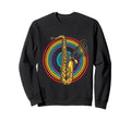 Saxophone Jazz Musician Saxophonist Sweatshirt - Trendy Graphic Unisex - T-Shirt, Sweatshirt, Hoodie