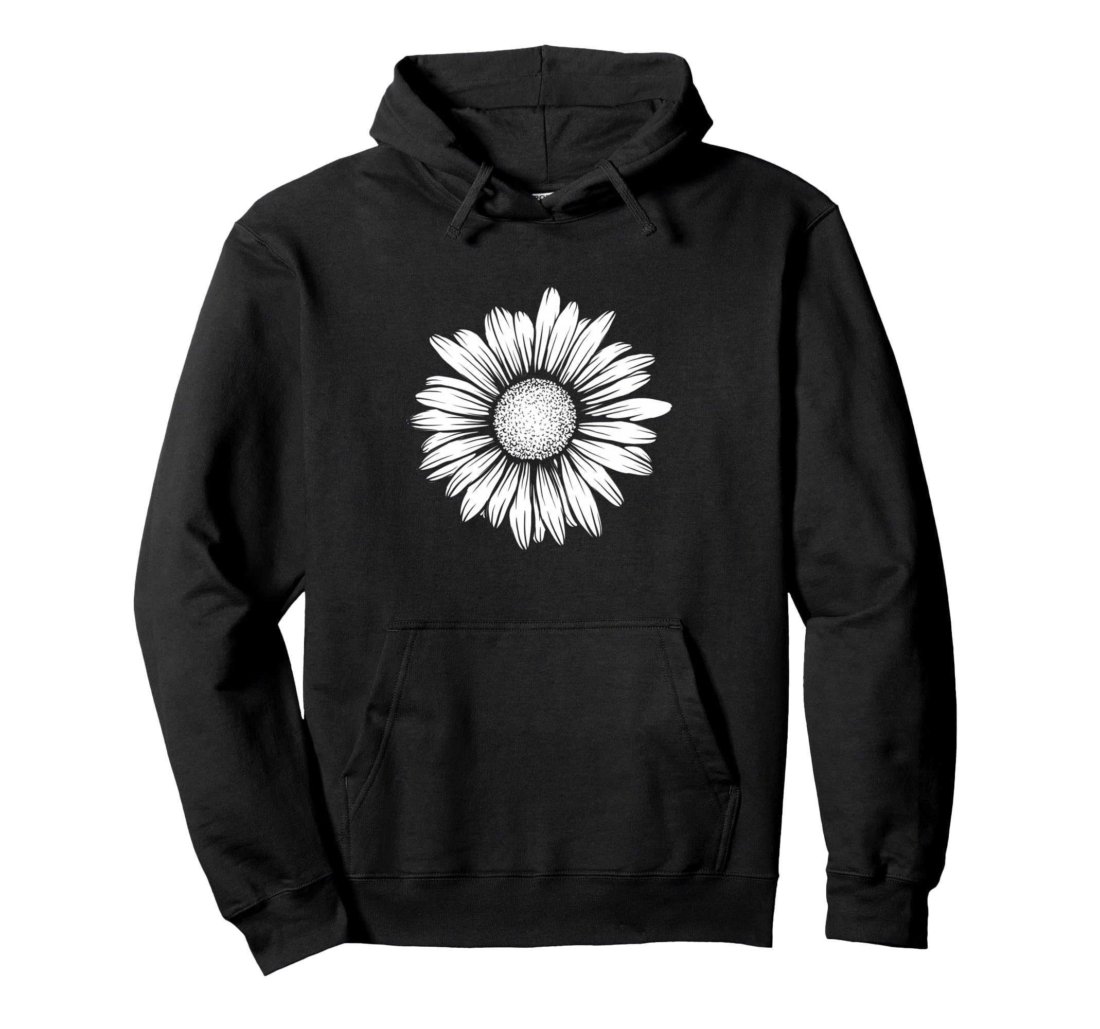 60S 70S Boho Hippie Floral Flower Daisy Hoodie - Novelty Apparel Unisex - T-Shirt, Sweatshirt, Hoodie