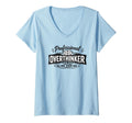 Womens Funny Overthinker Introvert V Neck T-Shirt - Trendy Graphic Unisex - T-Shirt, Sweatshirt, Hoodie