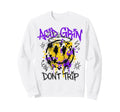 Aesthetic Streetwear Smile Sweatshirt - Unique Graphic Unisex - T-Shirt, Sweatshirt, Hoodie
