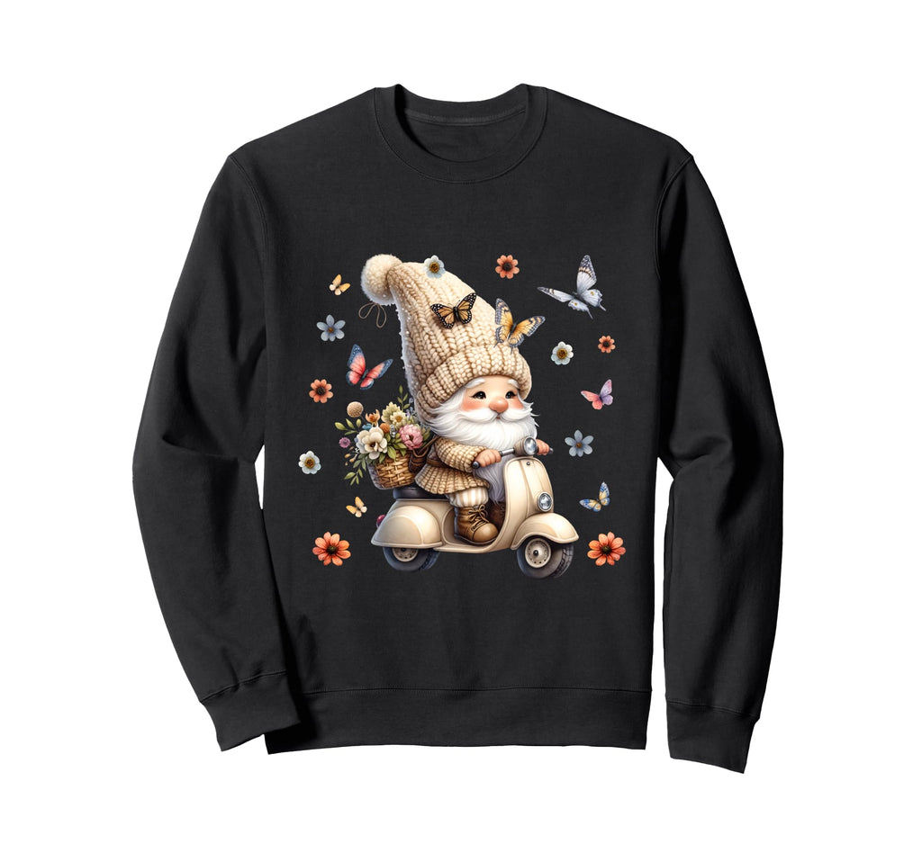 Floral Wildflower Butterfly Sweatshirt - Custom Art Print Men Women - T-Shirt, Sweatshirt, Hoodie