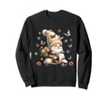 Floral Wildflower Butterfly Sweatshirt - Custom Art Print Men Women - T-Shirt, Sweatshirt, Hoodie