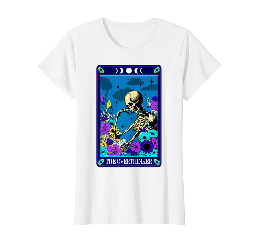 Overthinker Tarot Card Funny Sarcastic T-Shirt - Unique Graphic for Adults - T-Shirt, Sweatshirt, Hoodie