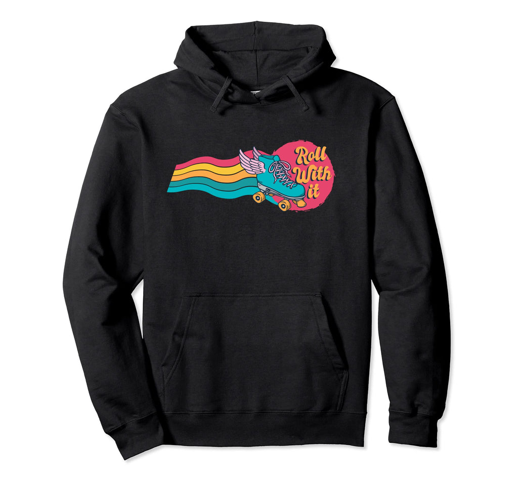 Roll It Roller Skating Skater Hoodie - Graphic Print for Adults - T-Shirt, Sweatshirt, Hoodie