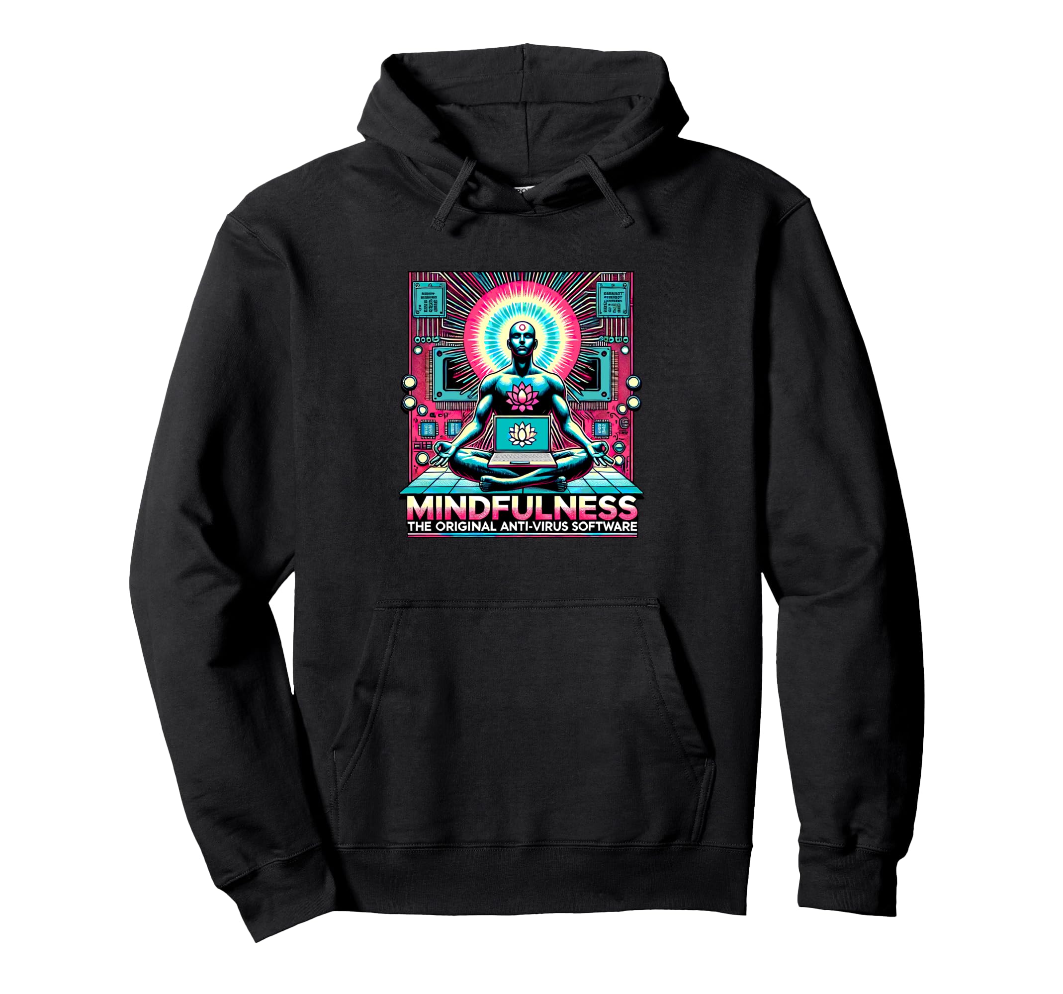 Mindfulness Original Antivirus Software Hoodie - Novelty Apparel Unisex - T-Shirt, Sweatshirt, Hoodie