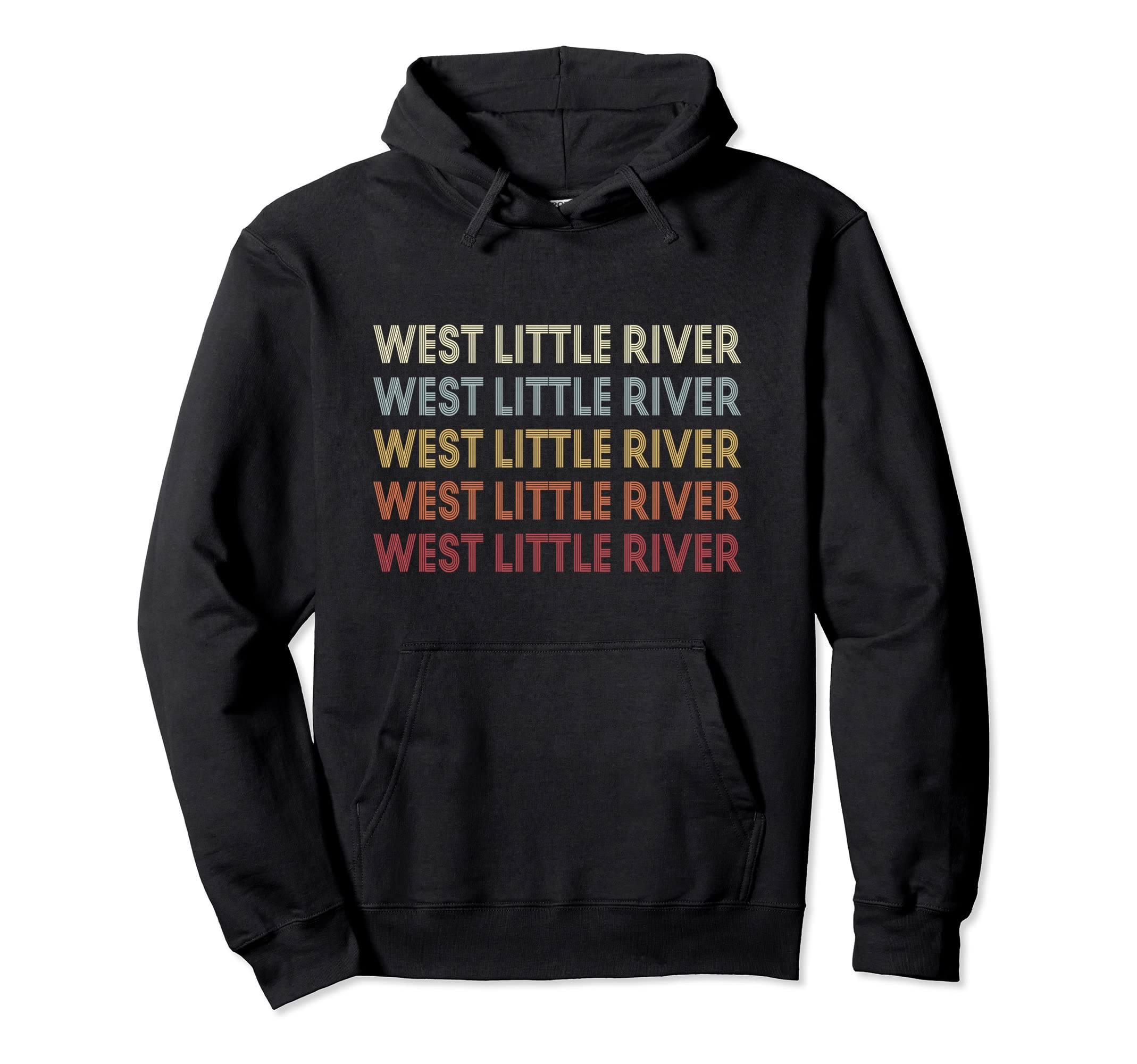 West Little River Florida West Hoodie - Casual Everyday Wear for Adults - T-Shirt, Sweatshirt, Hoodie