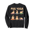 Pug Yoga Poses Dog Meditation Mandala Sweatshirt - Graphic Print Men Women - T-Shirt, Sweatshirt, Hoodie