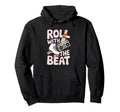 Rollerskates Roll Beat Funny 70S 80S Hoodie - Streetwear Style Unisex - T-Shirt, Sweatshirt, Hoodie