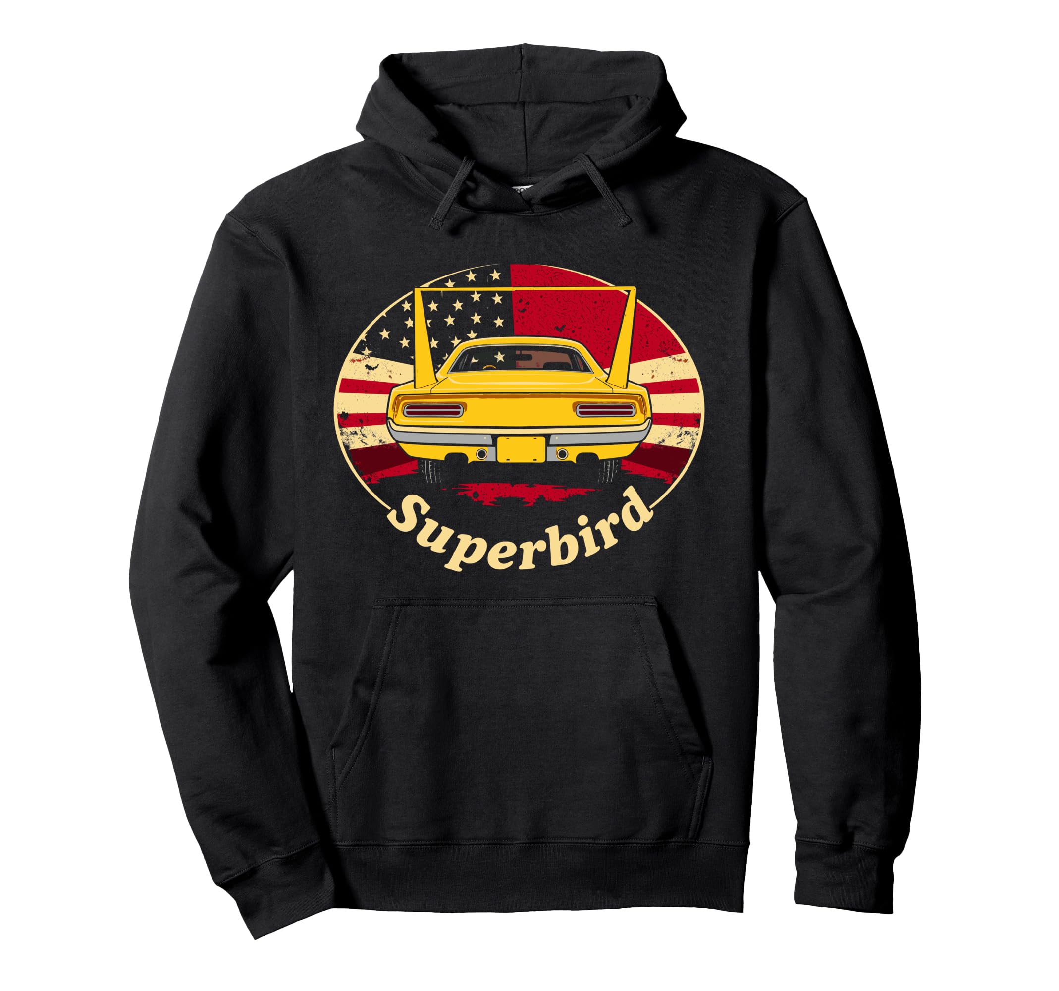 Old School Plymouth Superbird American Hoodie - Custom Art Print Men Women - T-Shirt, Sweatshirt, Hoodie