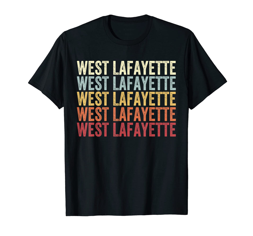 West Lafayette Indiana West Lafayette Text T-Shirt - Graphic Print Unisex - T-Shirt, Sweatshirt, Hoodie