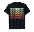 West Lafayette Indiana West Lafayette Text T-Shirt - Graphic Print Unisex - T-Shirt, Sweatshirt, Hoodie