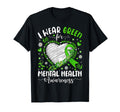 I Wear Green Mental Health Awareness T-Shirt - Streetwear Style for Adults - T-Shirt, Sweatshirt, Hoodie