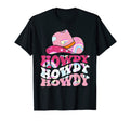 Rainbow Howdy Rodeo Western Country T-Shirt - Aesthetic Graphic for Adults - T-Shirt, Sweatshirt, Hoodie