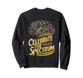 Neurodiversity Brain Autism Sweatshirt - Aesthetic Graphic Men Women - T-Shirt, Sweatshirt, Hoodie