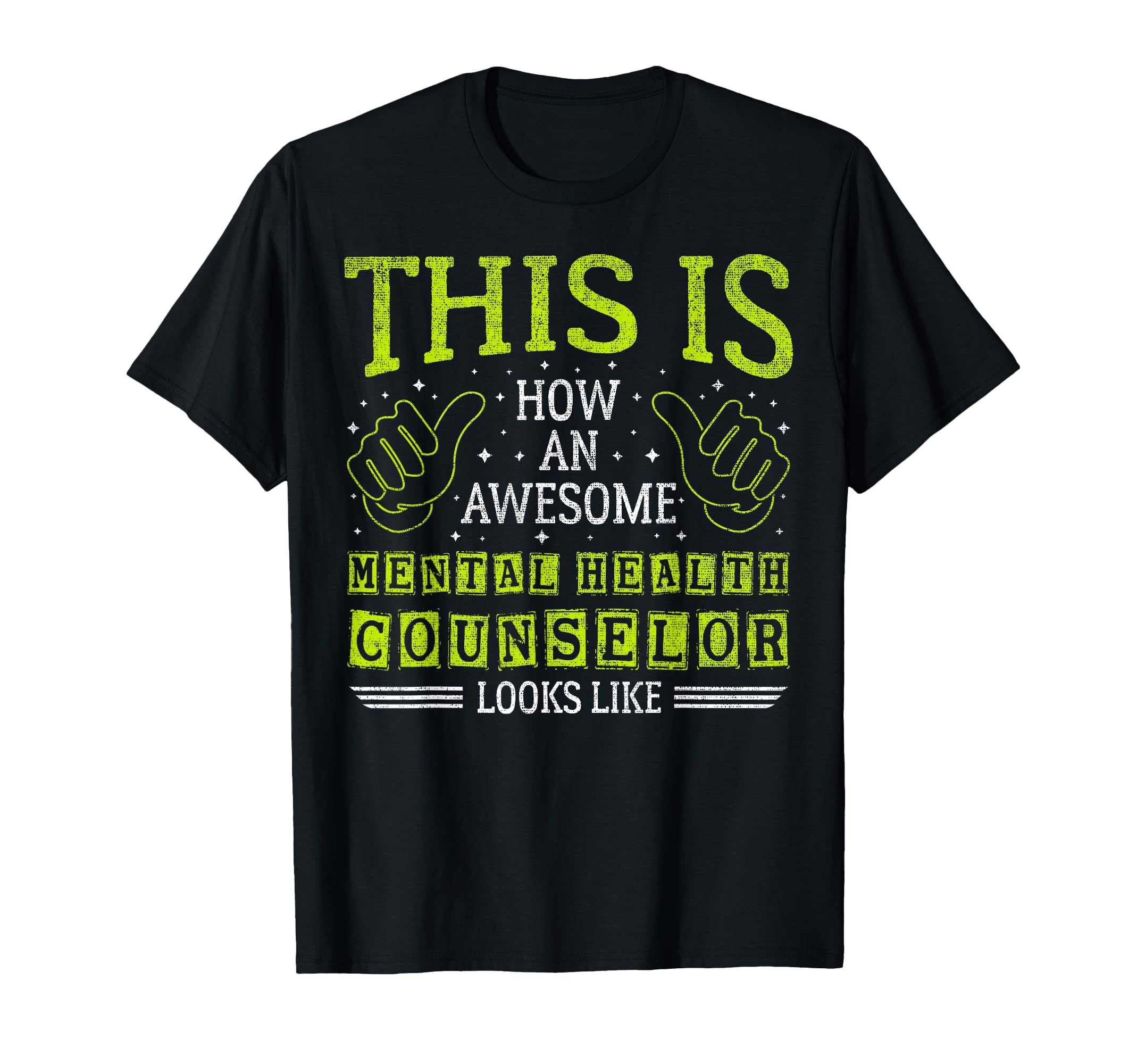 Funny Thumbs Up Awesome Mental T-Shirt - Custom Art Print for Adults - T-Shirt, Sweatshirt, Hoodie