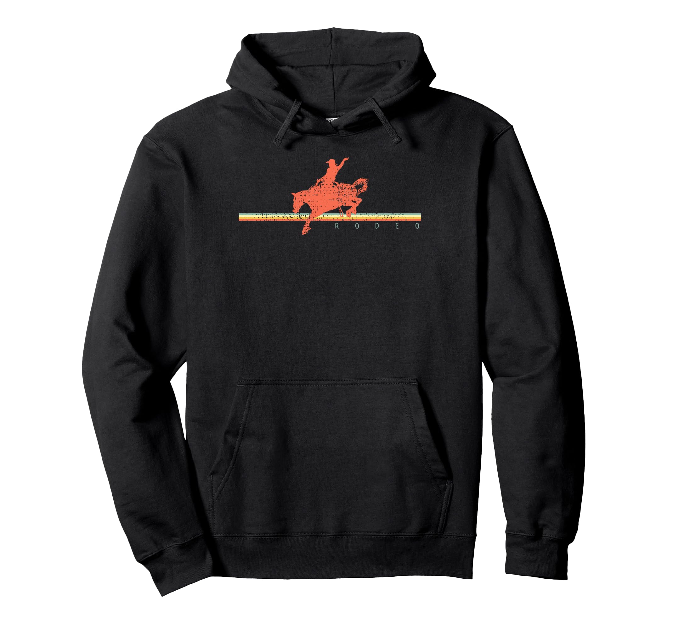 Rodeo Western Country Horse Gift Hoodie - Custom Art Print for Adults - T-Shirt, Sweatshirt, Hoodie