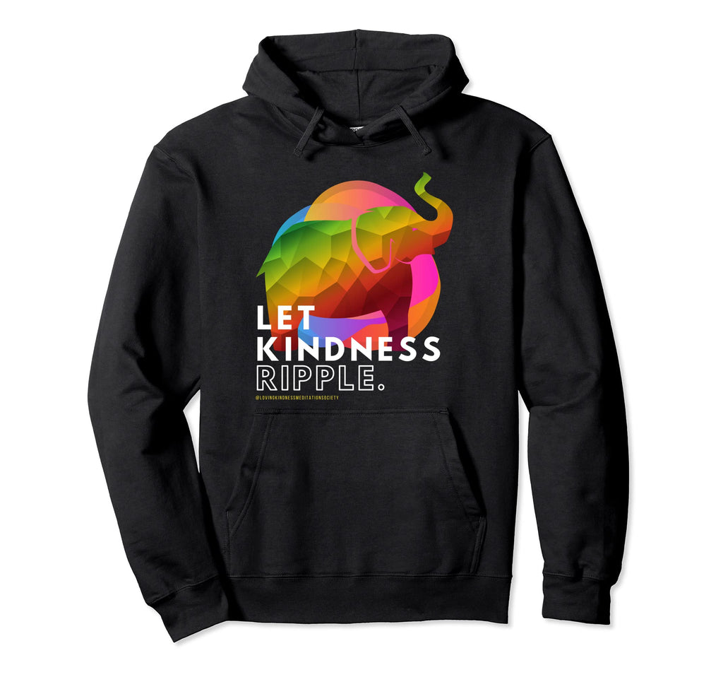 Zen Elephant Compassion Kindness Hoodie - Casual Everyday Wear for Adults - T-Shirt, Sweatshirt, Hoodie