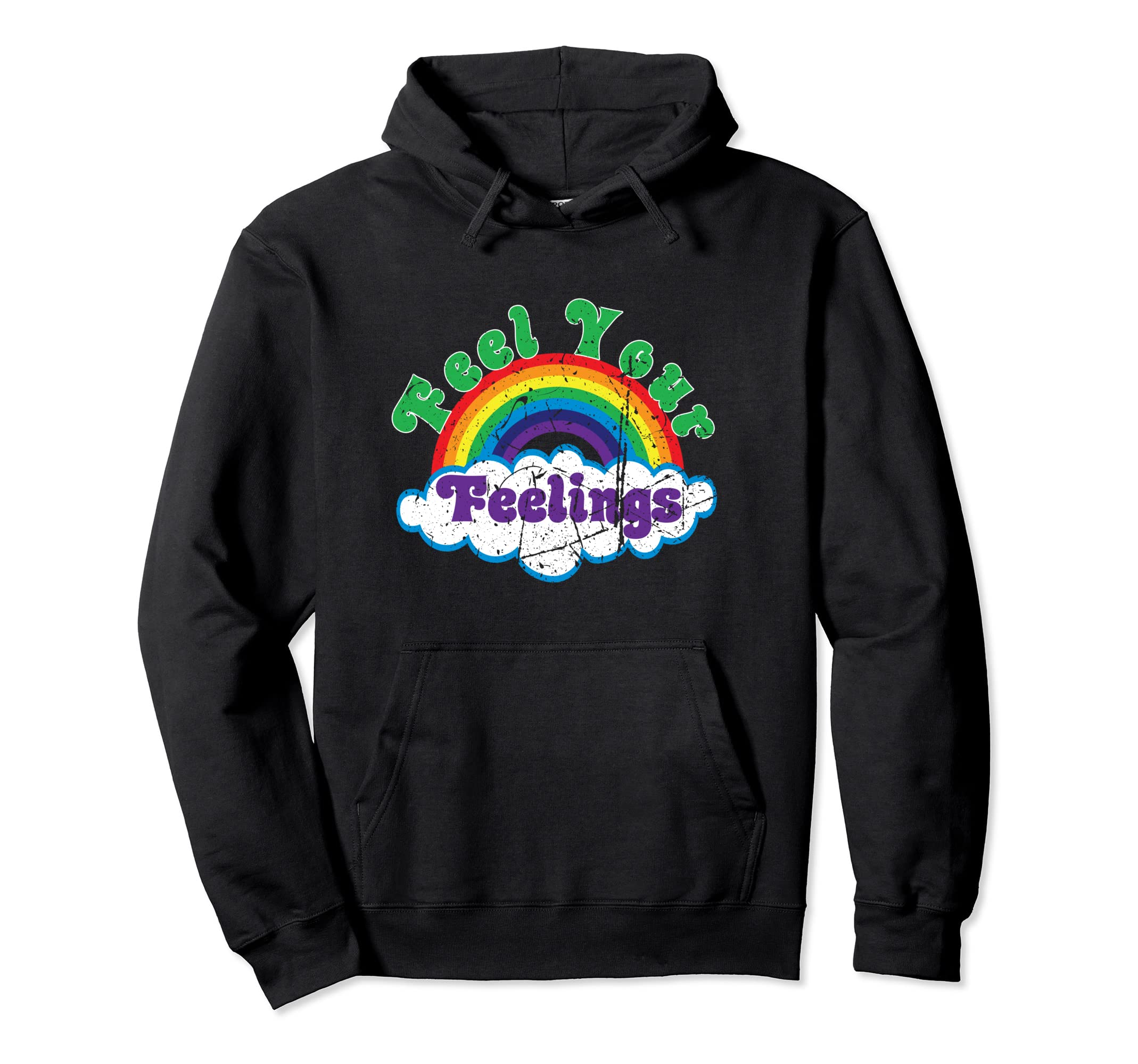 Feel Your Feelings Mental Health Awareness Hoodie - Graphic Print Unisex - T-Shirt, Sweatshirt, Hoodie