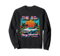 80S Many Memories Synthwave Sweatshirt - Fun Novelty Design for Adults - T-Shirt, Sweatshirt, Hoodie