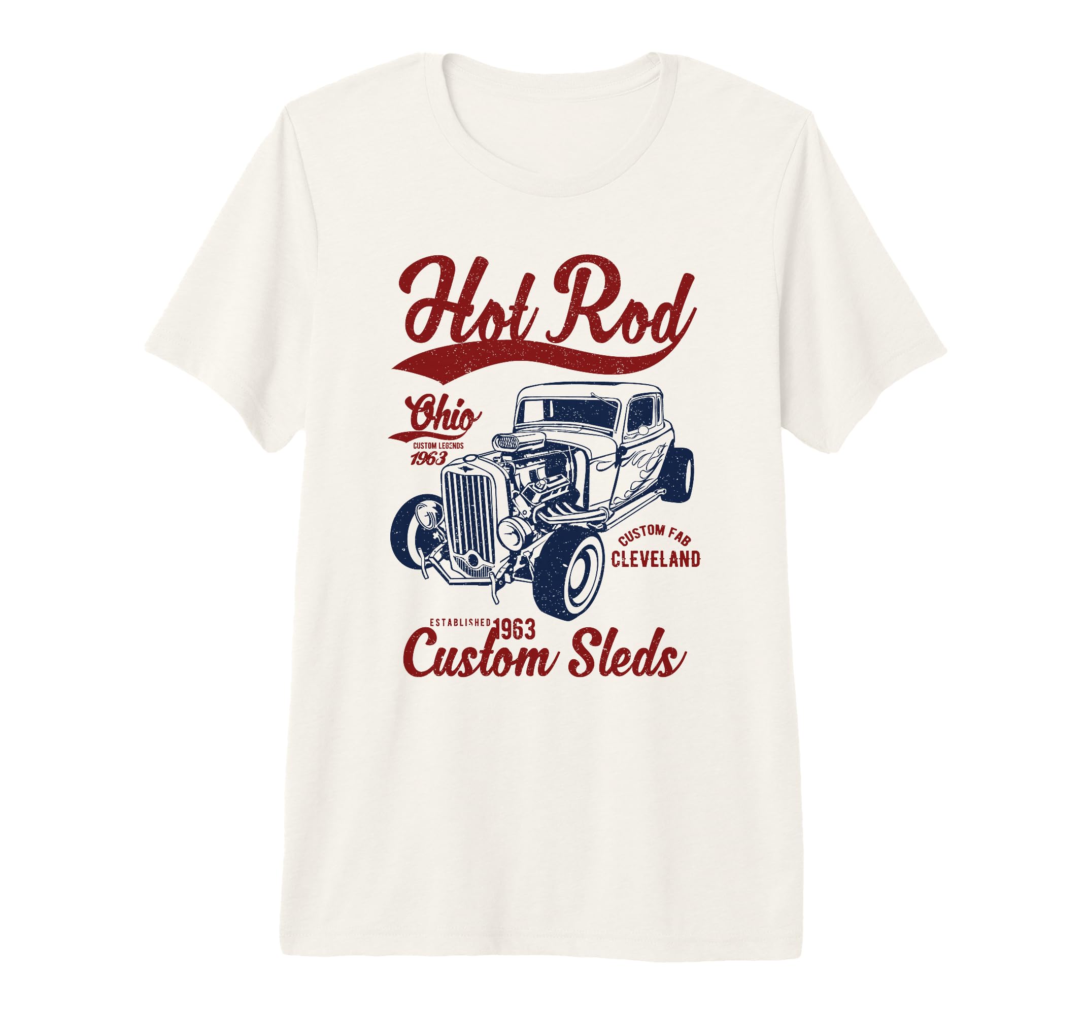Hotrod Cleveland Ohio Automotive T-Shirt - Aesthetic Graphic Men Women - T-Shirt, Sweatshirt, Hoodie