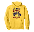 Two Wheels Forever Motorcycle Hoodie - Trendy Graphic for Adults - T-Shirt, Sweatshirt, Hoodie