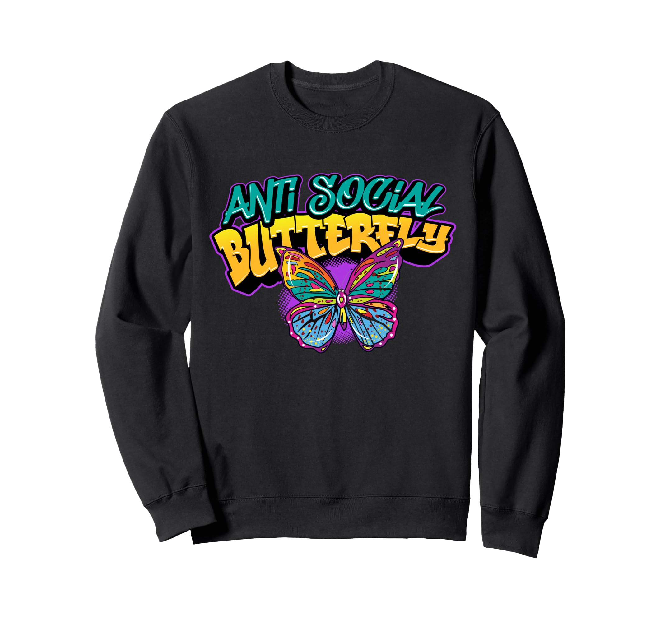 Graffiti Art Colorful Sweatshirt - Fun Novelty Design for Adults - T-Shirt, Sweatshirt, Hoodie