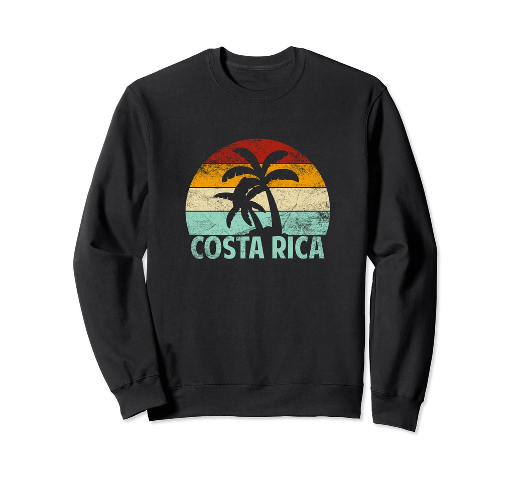 Costa Rica 70S 80S Throwback Sweatshirt - Minimalist Print for Adults - T-Shirt, Sweatshirt, Hoodie